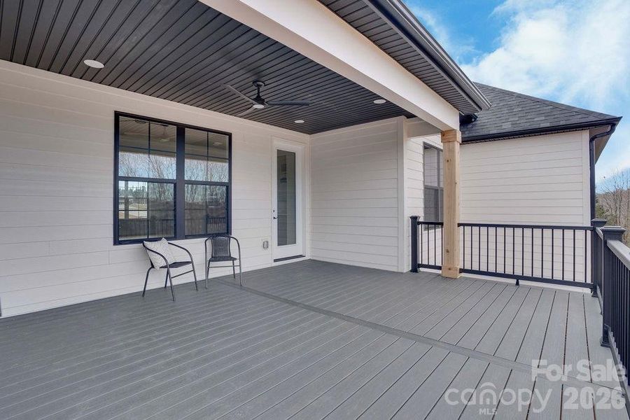 Exterior details and patio area of a home in , Lincolnton (Image 23).