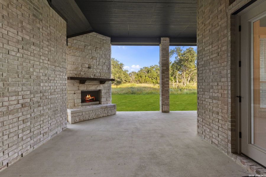 Exterior details and patio area of a home in Waldsanger, New Braunfels (Image 24).