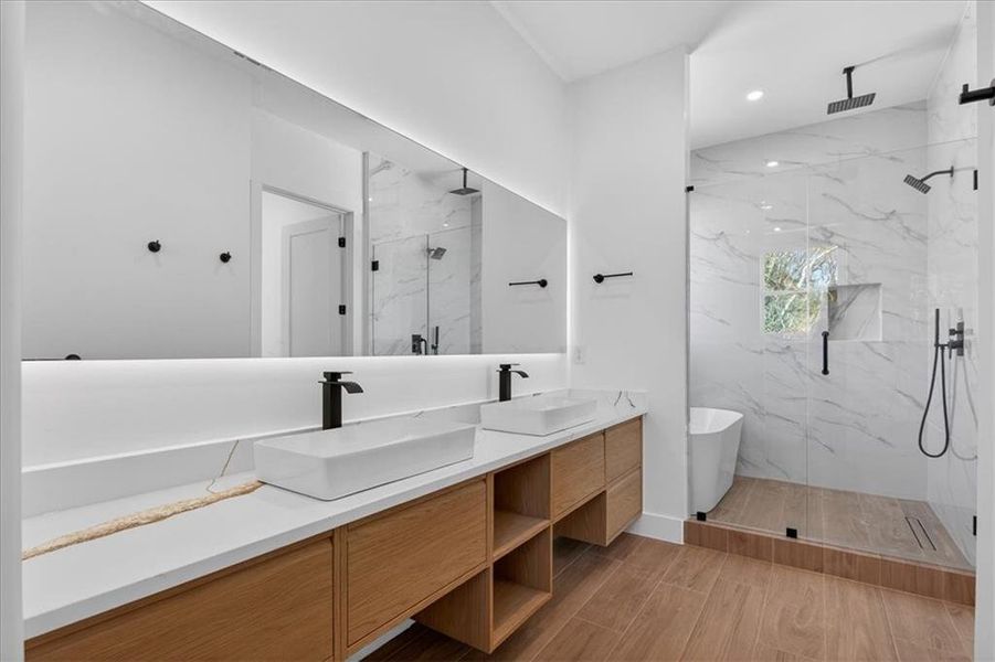 Furnished interior view inside a new home in , Canton (Image 7).