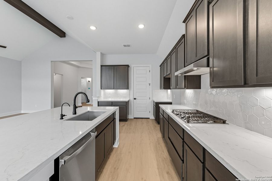 Furnished interior view inside a new home in The Reserve at Potranco Oaks, Castroville (Image 6).