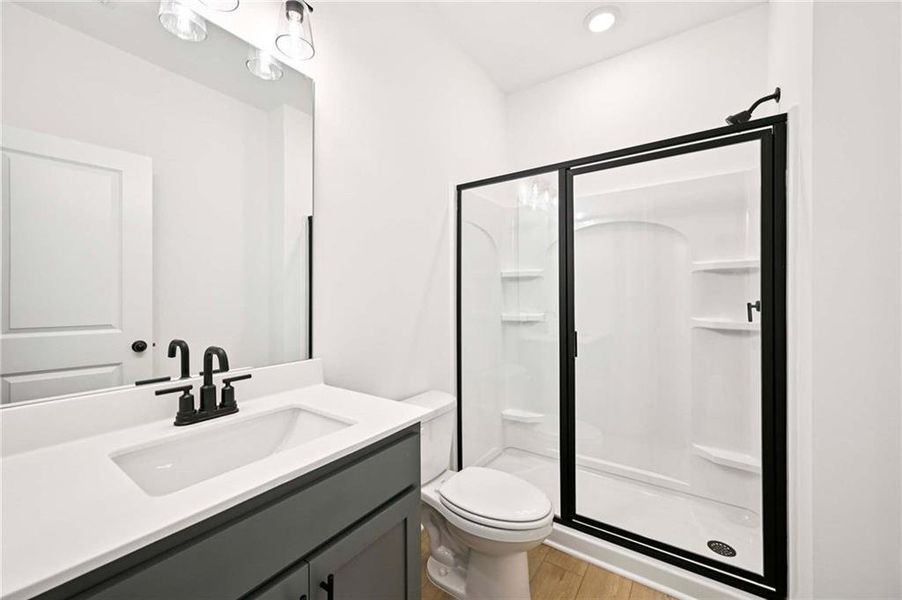 Furnished interior view inside a new home in Creekside, Dawsonville (Image 14). Furnished interior view inside a new home in Creekside, Dawsonville (Image 14).