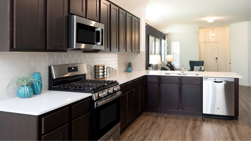 Representative furnished interior of a home built from the Marion by Lennar in The Colony: Ridgepointe and Claremont Collections, Bastrop (Image 6).