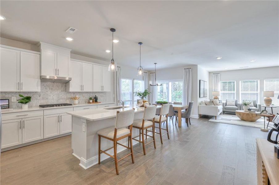 Furnished interior view inside a new home in Martin Springs - Estate Series, Lawrenceville (Image 4).