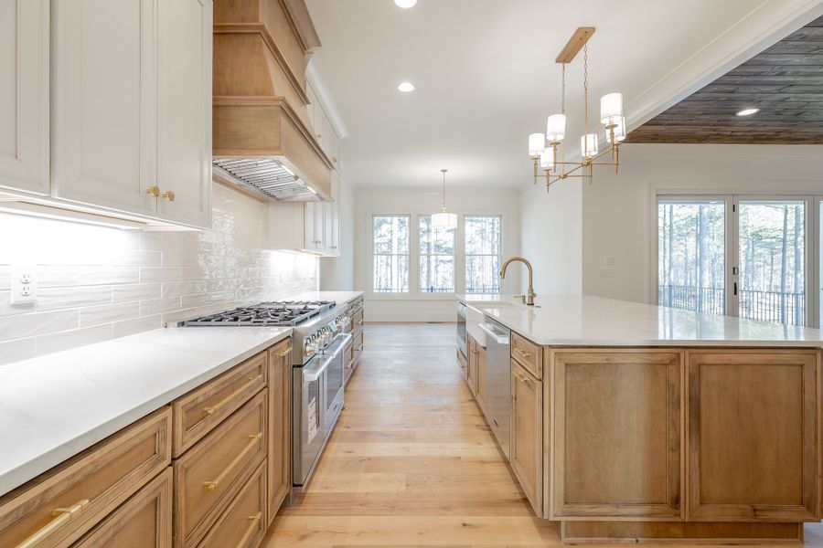 Furnished interior view inside a new home in River Gorge Ranch, Guild (Image 8).