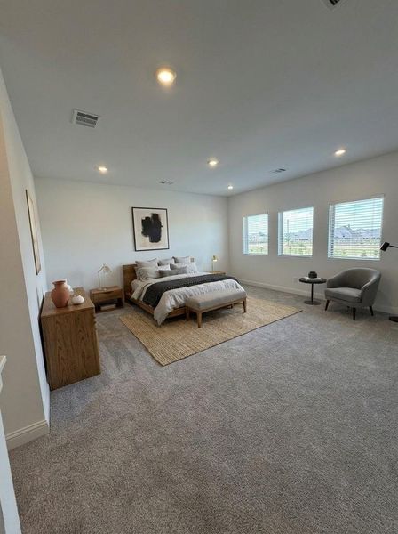 Furnished interior view inside a new home in Cross Creek West, Fulshear (Image 13).