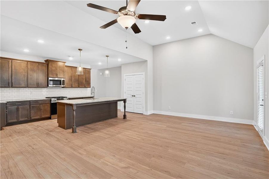 Furnished interior view inside a new home in The Fairways at Mirror Lake, Villa Rica (Image 5).