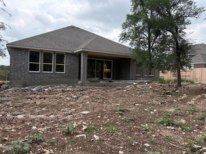 In-progress construction of a new home in La Cima, San Marcos, TX (Image 4).
