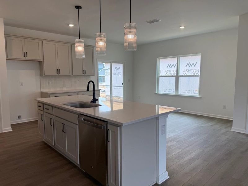 Furnished interior view inside a new home in The Point, Rolesville (Image 6).