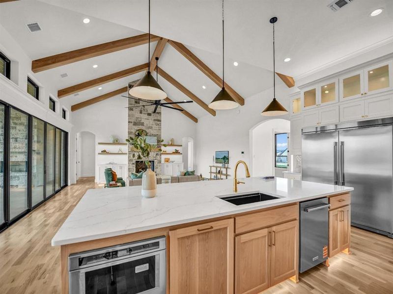 Furnished interior view inside a new home in , Aledo (Image 22).