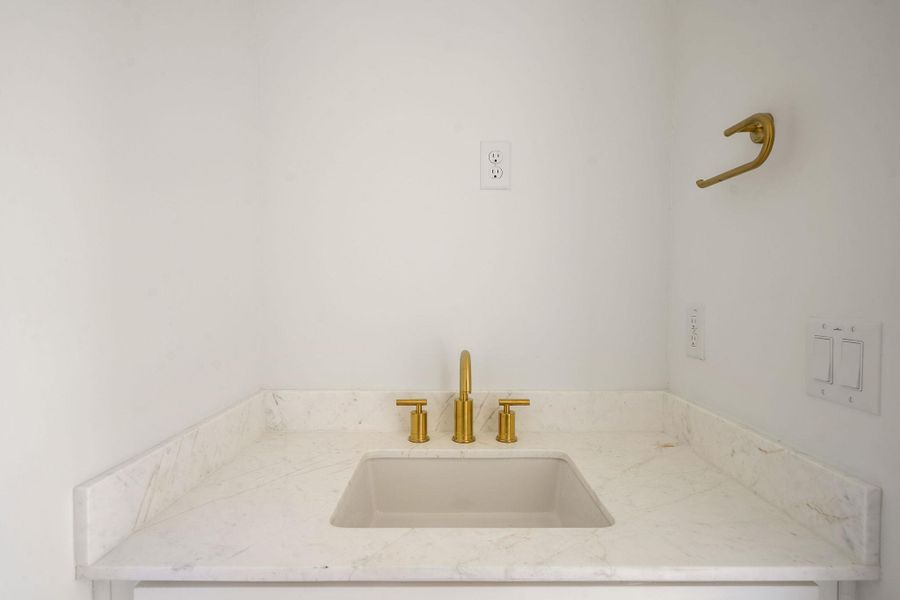 Bathroom featuring a sink