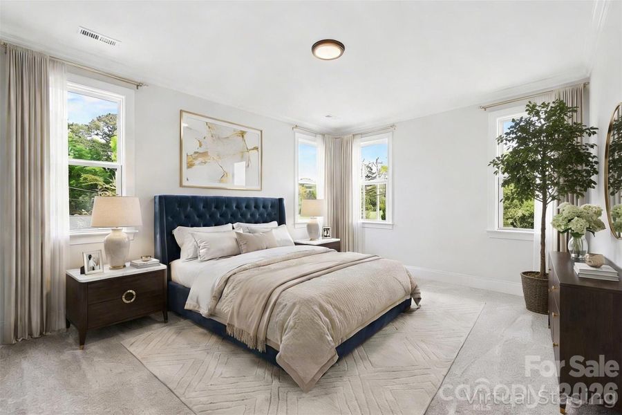 Furnished interior view inside a new home in , Concord (Image 9).