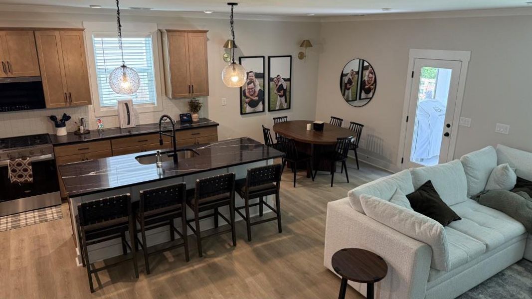 Furnished interior view inside a new home in Cambridge at Steels Bridge, Canton (Image 9). Furnished interior view inside a new home in Cambridge at Steels Bridge, Canton (Image 9).