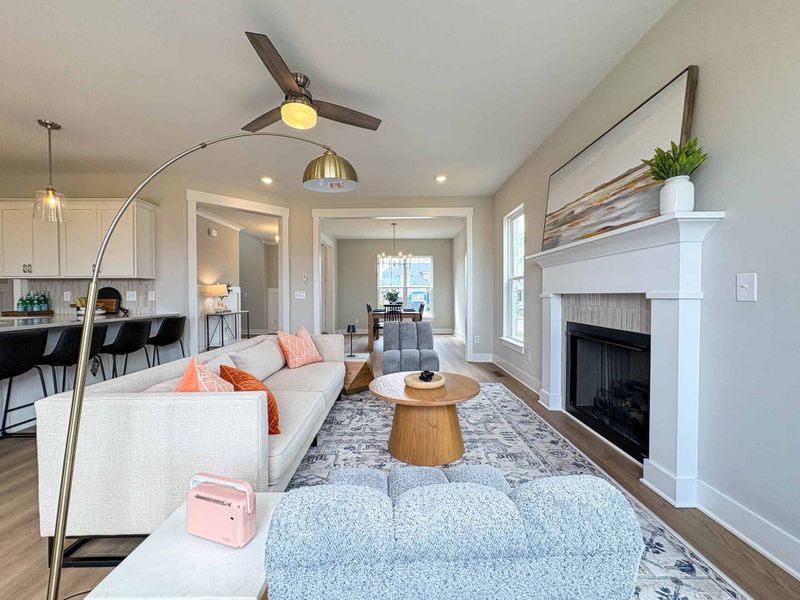 Furnished interior view inside a new home in Westfield Manor Homes, Gallatin (Image 7).