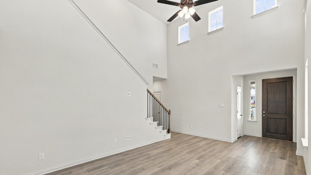 Furnished interior view inside a new home in Westridge Journey, McKinney (Image 15).