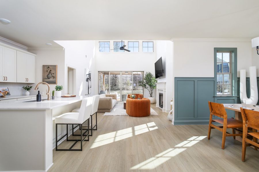 Representative furnished interior of a home built from the The Everwood by Greentech Homes LLC in The Thicket at Sedman Hills, Hixson (Image 4).