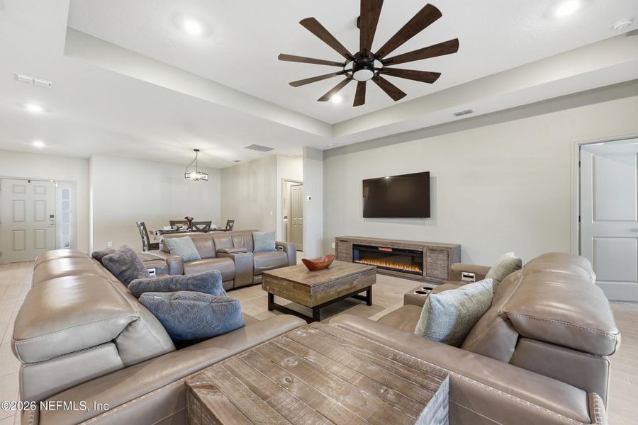 Furnished interior view inside a new home in , Jacksonville (Image 11).