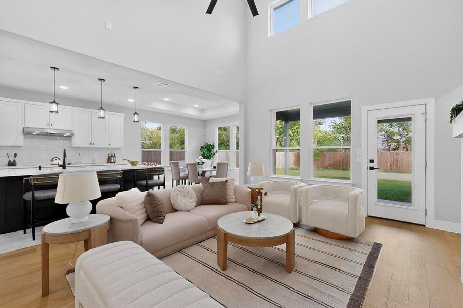 Furnished interior view inside a new home in , Rowlett (Image 25).