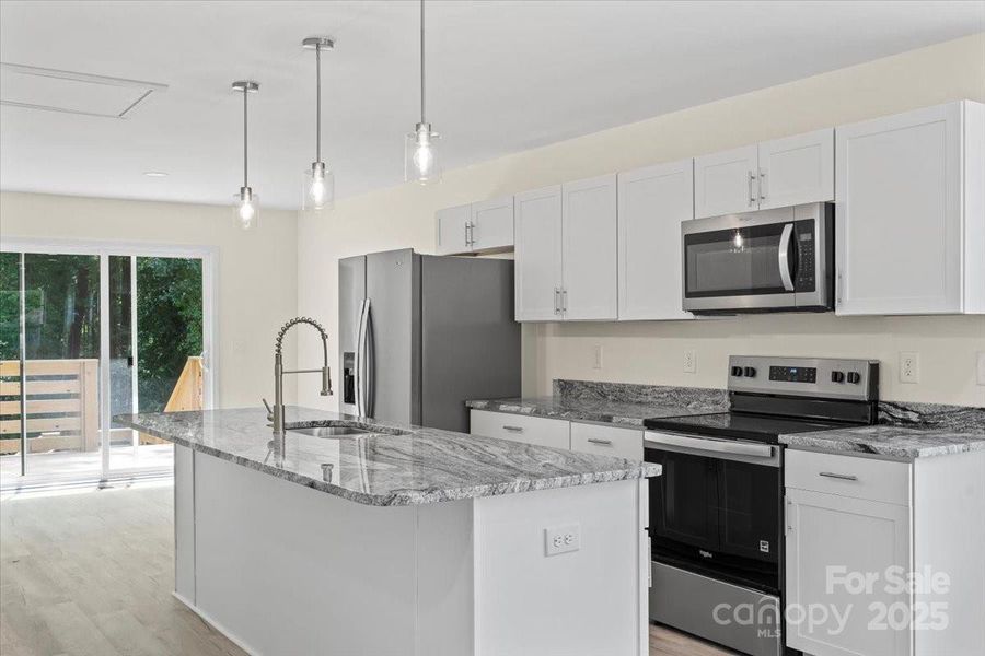 Furnished interior view inside a new home in , York (Image 3).