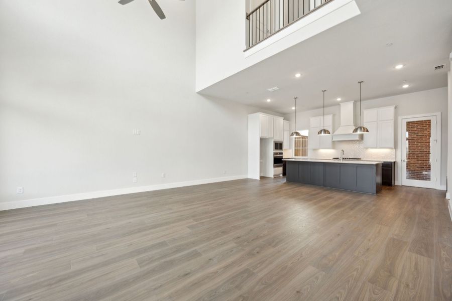 Spacious, unfurnished interior of a new home in Newman Village Townhomes, Frisco (Image 20).