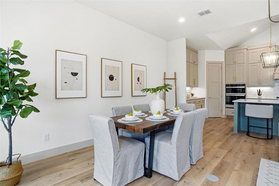 Furnished interior view inside a new home in , Roanoke (Image 11).