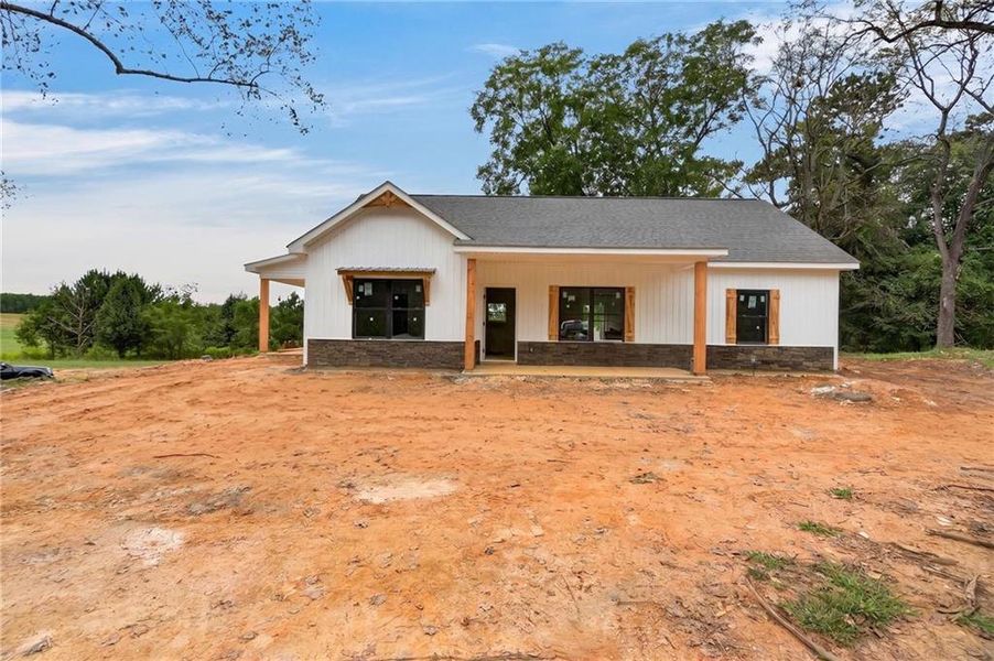 In-progress construction of a new home in , Rockmart, GA (Image 27).