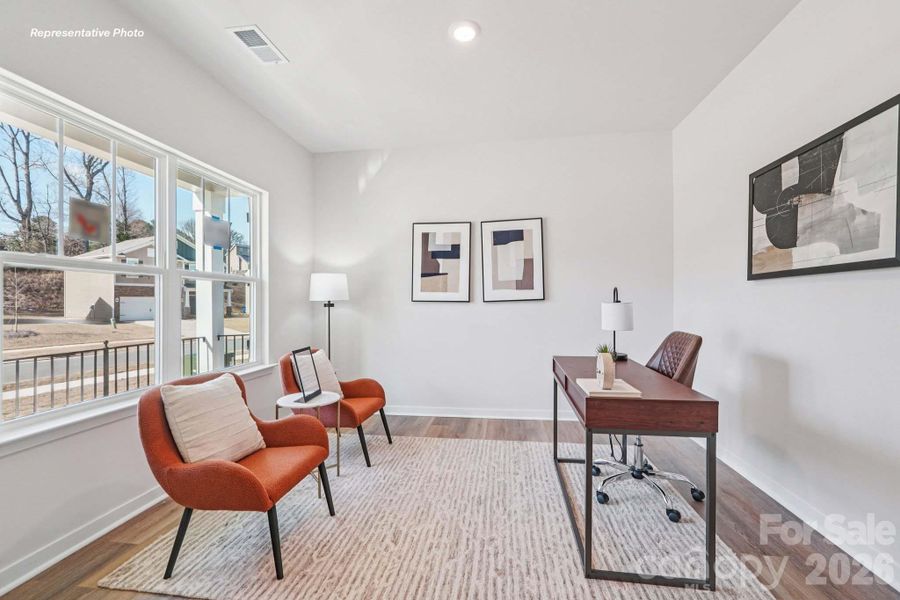 Furnished interior view inside a new home in Villages of Maiden, Maiden (Image 16).