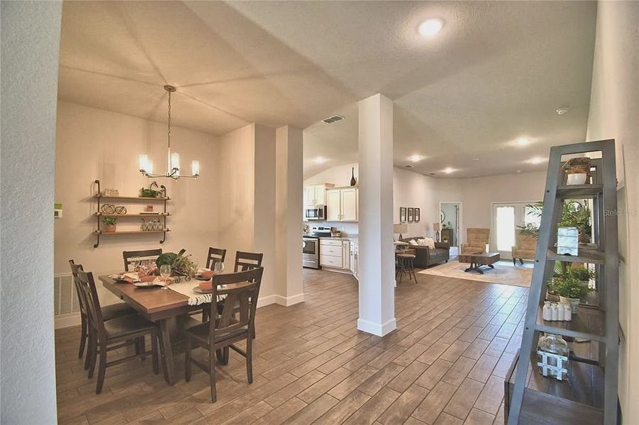 Furnished interior view inside a new home in Magnolia Park, Haines City (Image 8).