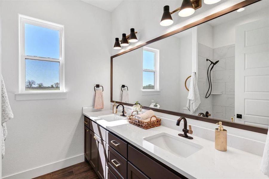 Furnished interior view inside a new home in , Tolar (Image 17).