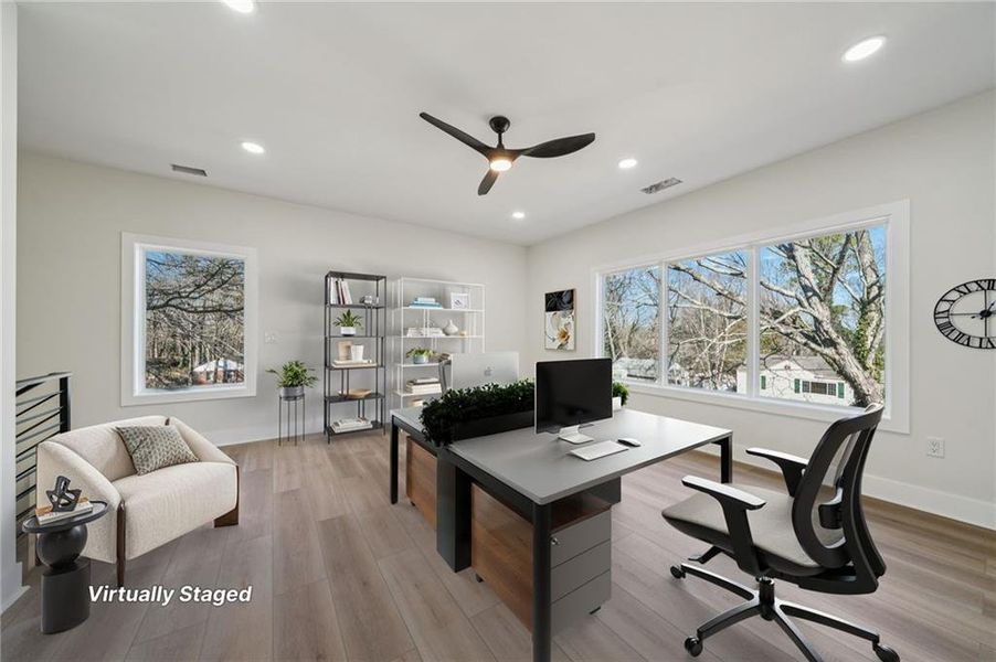 Furnished interior view inside a new home in , Atlanta (Image 4). Furnished interior view inside a new home in , Atlanta (Image 4).