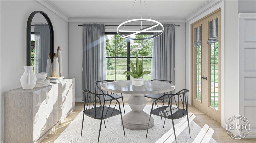 Furnished interior view inside a new home in , Ball Ground (Image 5).