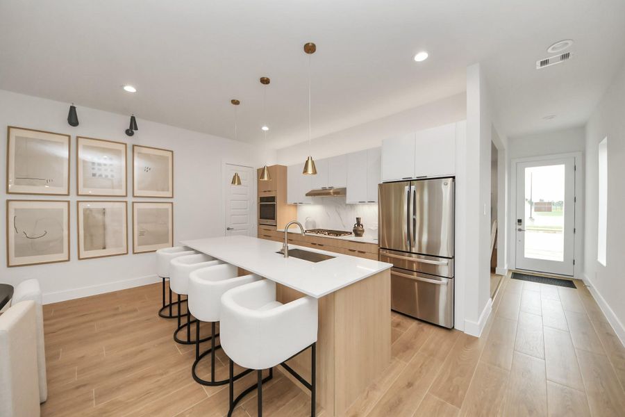 Furnished interior view inside a new home in , Houston (Image 17).