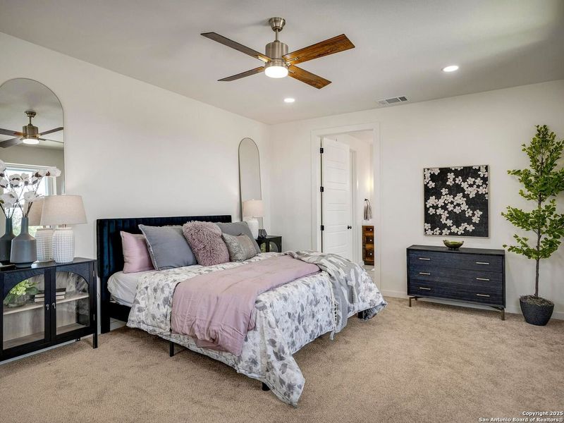 Furnished interior view inside a new home in , San Antonio (Image 27). Furnished interior view inside a new home in , San Antonio (Image 27).