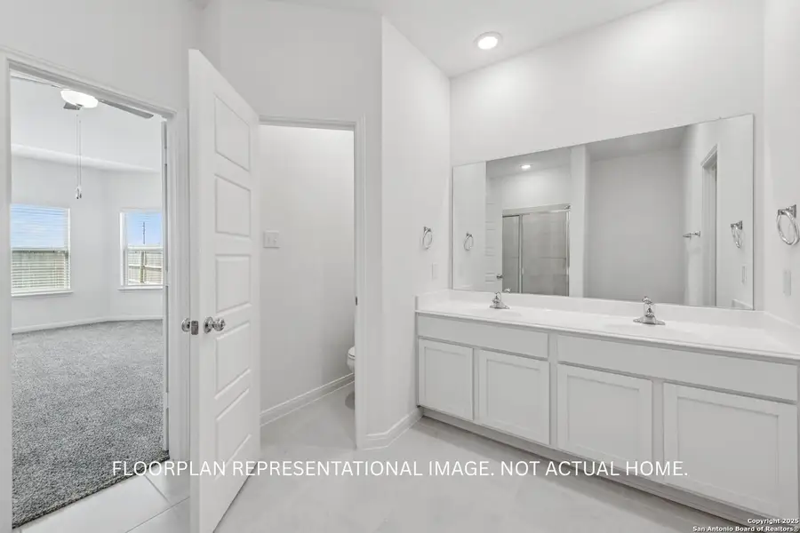 Furnished interior view inside a new home in Greenspoint Heights, Seguin (Image 4).