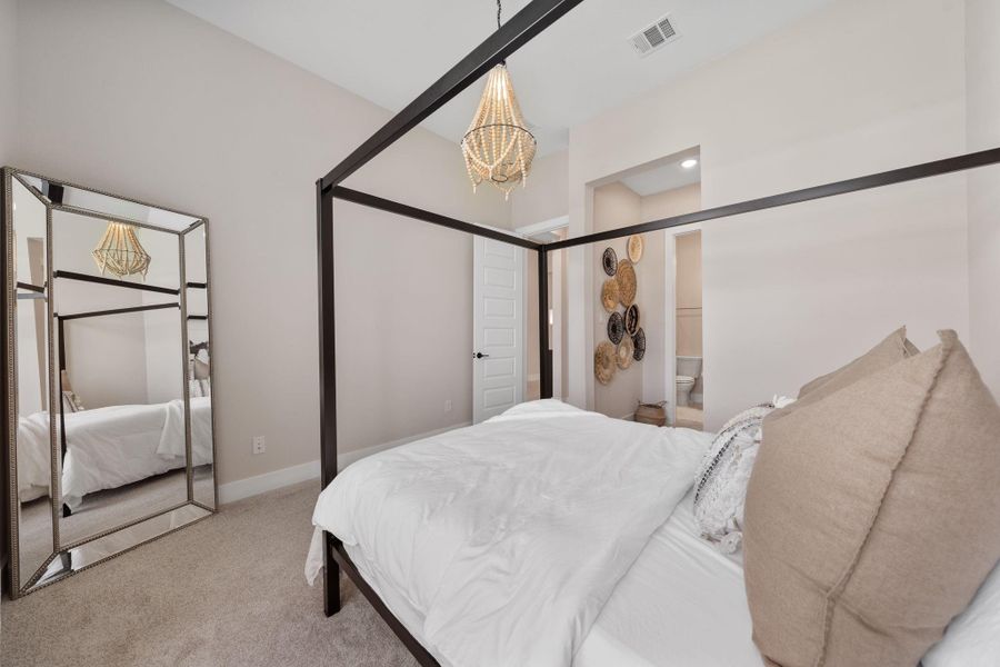 Furnished interior view inside a new home in Bridgeland 80′, Cypress (Image 3). Furnished interior view inside a new home in Bridgeland 80′, Cypress (Image 3).