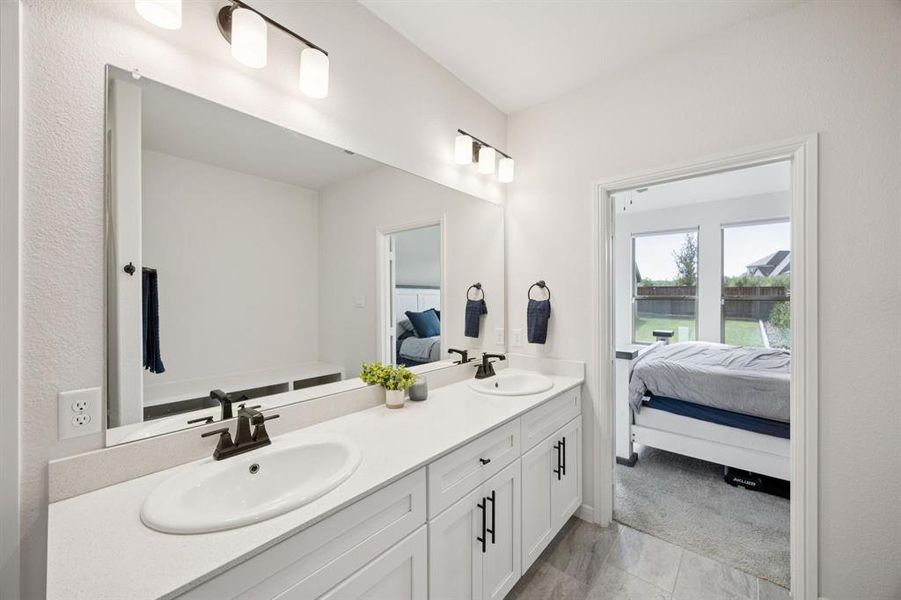 Furnished interior view inside a new home in Mantua Point, Van Alstyne (Image 9).