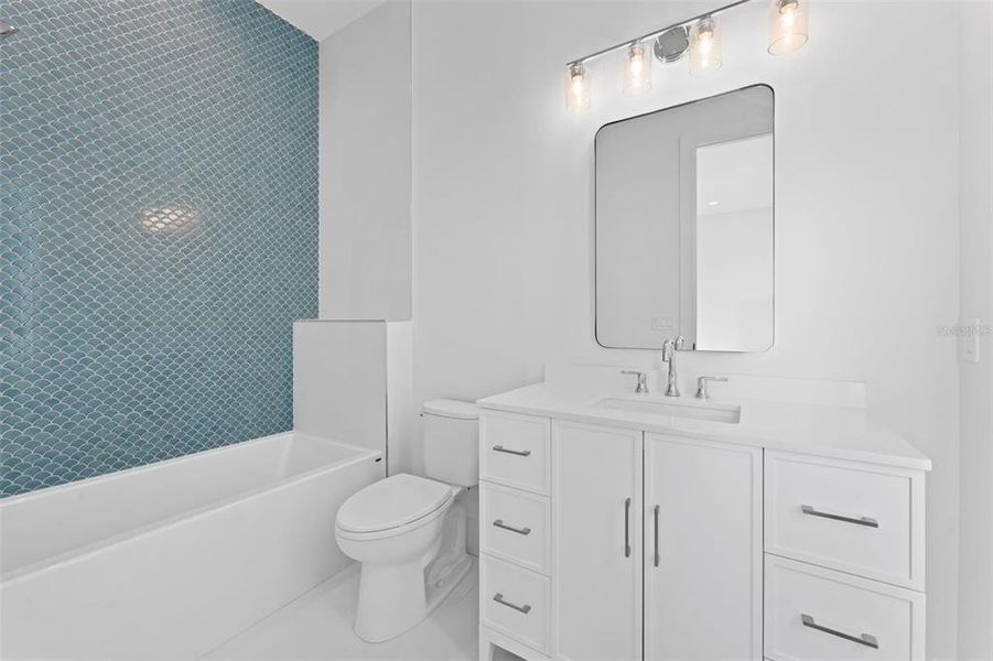 Furnished interior view inside a new home in , Tampa (Image 18).