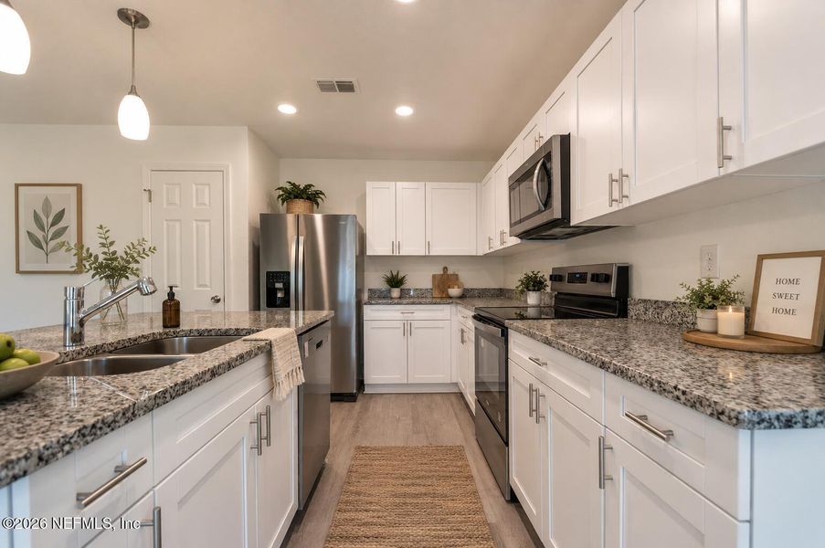 Furnished interior view inside a new home in , Jacksonville (Image 14).