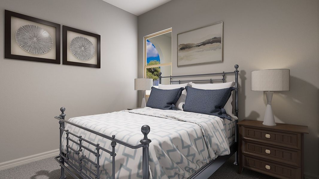 Representative furnished interior of a home built from the Iris Plan 60-1 by Tri Pointe Homes in Abel Ranch, Goodyear (Image 13).