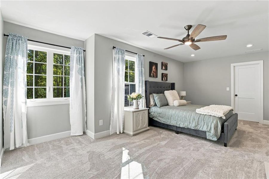 Furnished interior view inside a new home in , Auburn (Image 39).