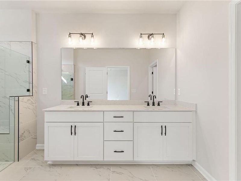 Furnished interior view inside a new home in Kelly Preserve, Loganville (Image 8).