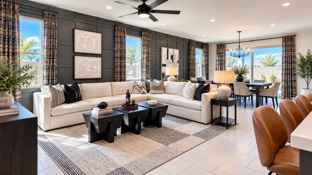 Representative furnished interior of a home built from the Mead by DRB Homes in Wildera, San Tan Valley (Image 9).