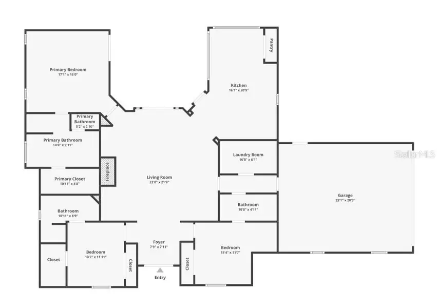 2D floor plan layout of this home in , Plant City, FL (Image 4).