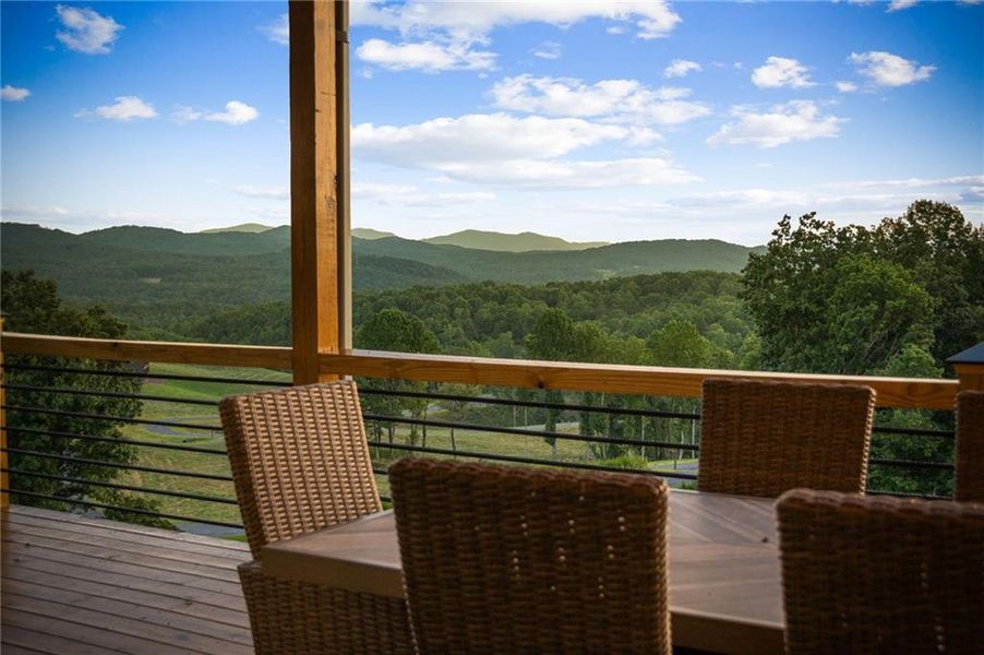 Exterior details and patio area of a home in , Morganton (Image 36).