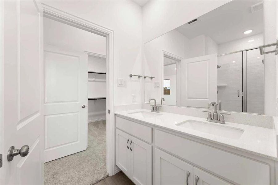 Furnished interior view inside a new home in Brookshire at Legacy Hills-50s, Celina (Image 12).