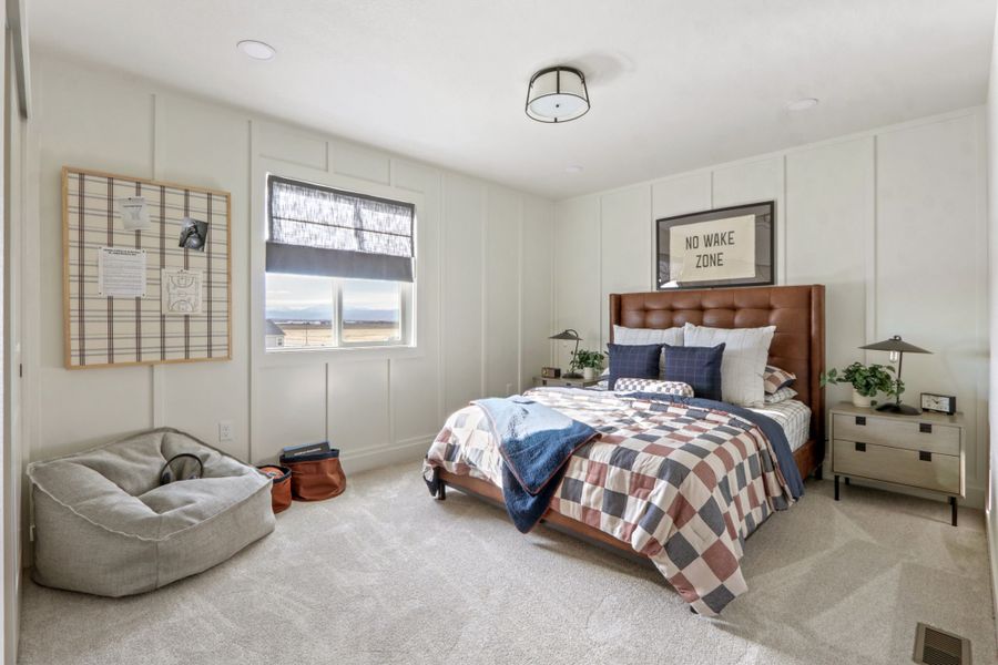 Furnished interior view inside a new home in Trailside, Timnath (Image 34).