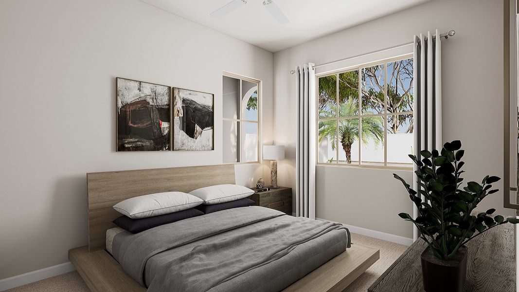 Representative furnished interior of a home built from the Fremont Plan 3504 by Tri Pointe Homes in Waterston Central, Gilbert (Image 10).