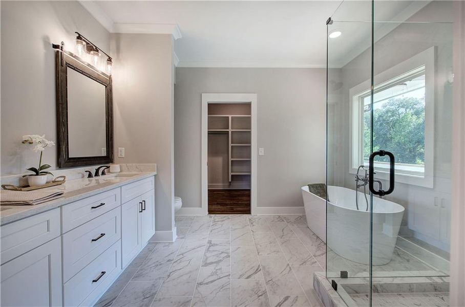 Furnished interior view inside a new home in , Euharlee (Image 12).