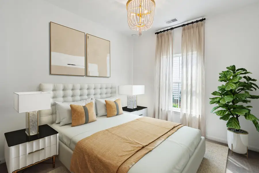 Furnished interior view inside a new home in Sweetgrass at Summers Corner, Summerville (Image 3).
