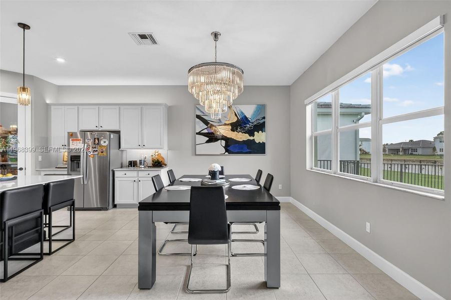 Furnished interior view inside a new home in , Port St. Lucie (Image 49).