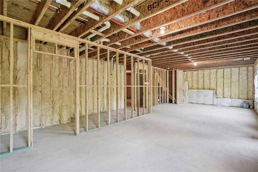 In-progress construction of a new home in Ivey Township, Dallas, GA (Image 38).